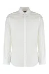Dolce & Gabbana Slim Fit Long-sleeved Shirt In Stretch Cotton