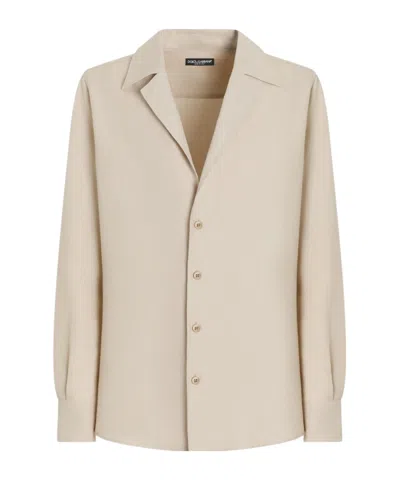 DOLCE & GABBANA DOLCE  GABBANA LONG-SLEEVED V-NECK SHIRT
