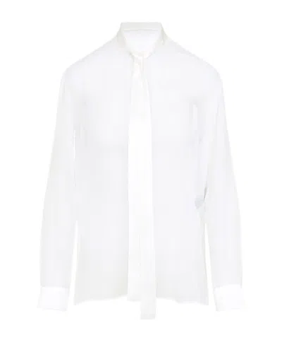 Dolce & Gabbana Long-sleeved Shirt In White