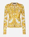 Dolce & Gabbana Majolica Print Cardigan In Print