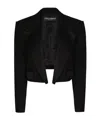 Dolce & Gabbana Long-sleeved Suit Coat In Black
