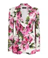 Dolce & Gabbana Floral-print Blazer In Multicolor