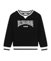Dolce & Gabbana Jersey Round-neck Sweatshirt With Dolce&gabbana Logo In Black