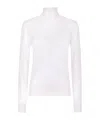 Dolce & Gabbana Cashmere And Silk Turtle-neck Sweater In White