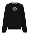 Dolce & Gabbana Logo-detail Ribbed-knit Sweater In Black