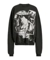 Dolce & Gabbana Photograp-print Sweatshirt In Blue