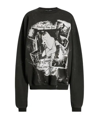 DOLCE & GABBANA LONG-SLEEVED SWEATSHIRT