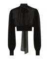 Dolce & Gabbana Long-sleeved Tops In Black