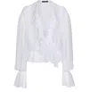 Dolce & Gabbana White Silk Shirt In White