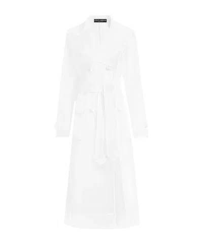 DOLCE & GABBANA DOLCE  GABBANA DOUBLE-BREASTED TRENCH COAT