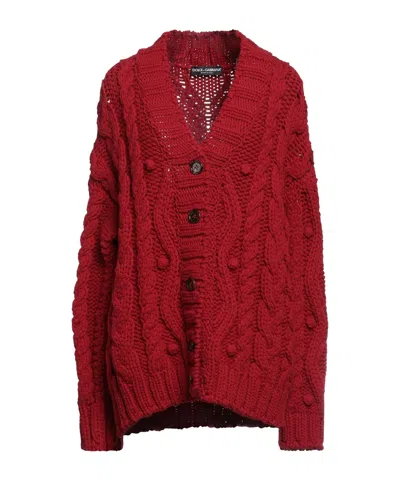 Dolce & Gabbana Long Sleeves Cardigan In Red