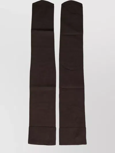 Dolce & Gabbana Long Socks In Brown