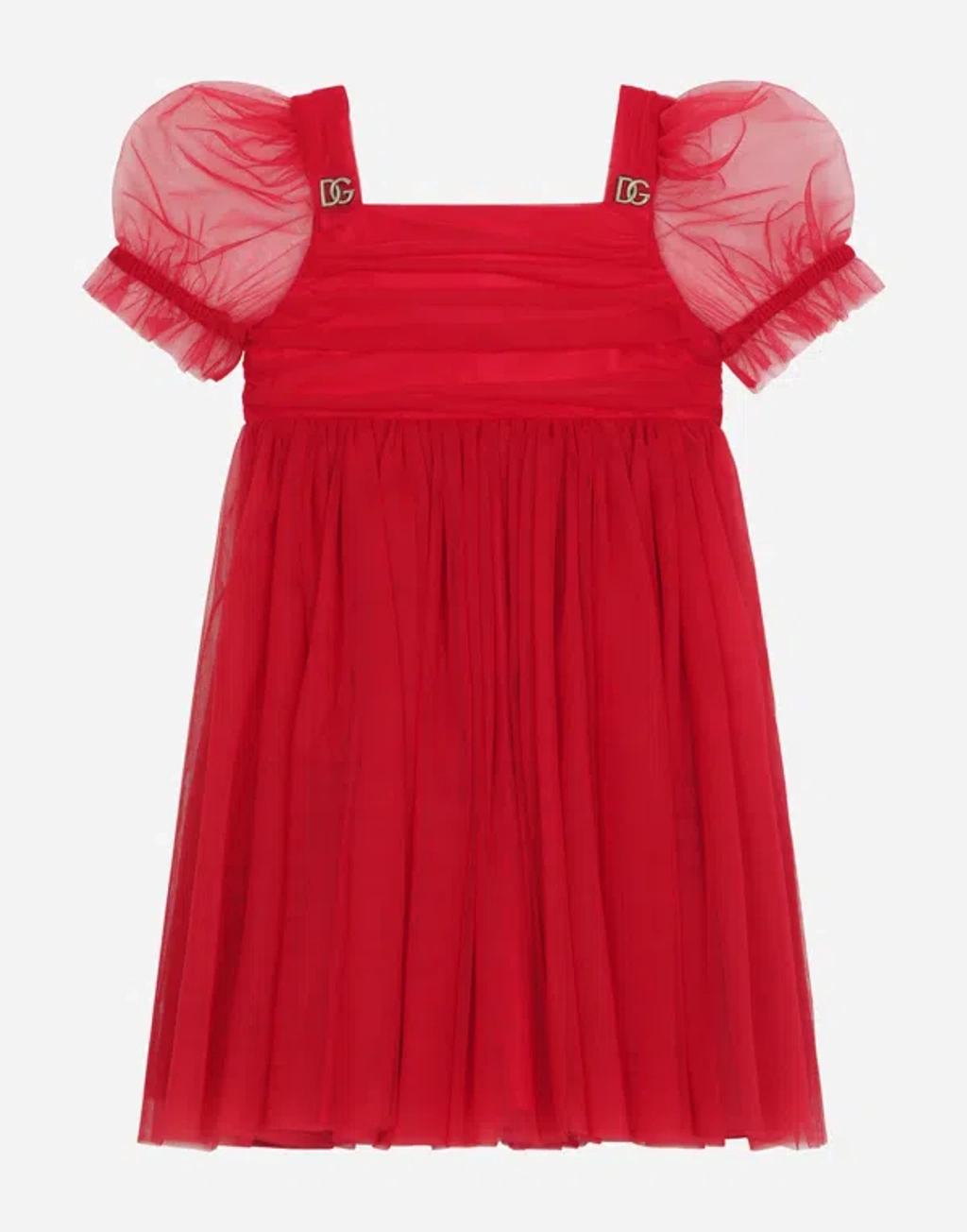 dolce gabbana red tulle dress Dolce & Gabbana Abito