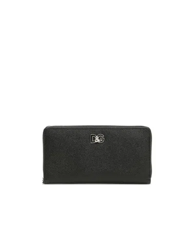 Dolce & Gabbana Long Wallet In Black