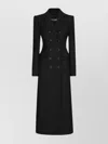 Dolce & Gabbana Double Breasted Tuxedo Coat In Black