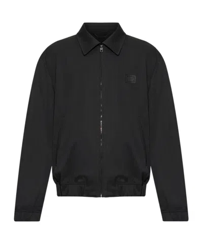Dolce & Gabbana Long-sleeve Casual Jacket In Black