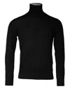 Dolce & Gabbana Black Longsleeve Turtleneck Pullover Sweater In Black