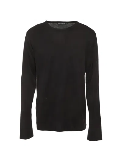 Pre-owned Dolce & Gabbana Long-sleeves T-shirt In Black