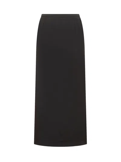 Dolce & Gabbana Longuette In Technical Fabric In Black