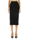 Dolce & Gabbana Gabardine Virgin-wool Midi Skirt