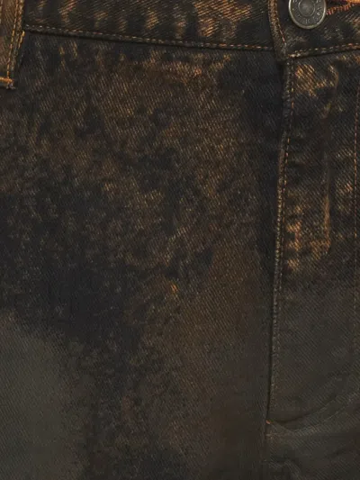 Pre-owned Dolce & Gabbana Loose Distressed Jeans In Black