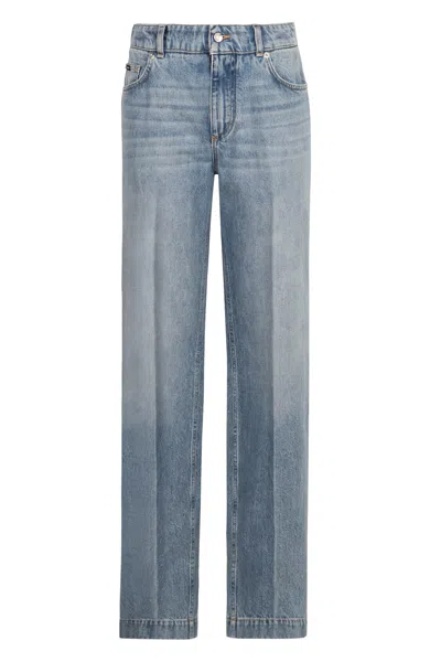 Dolce & Gabbana Loose-fit Jeans In Blue