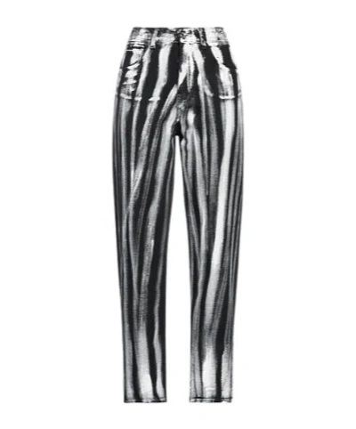 Dolce & Gabbana Loose Jeans In Black