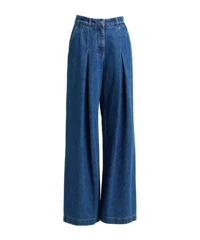 Dolce & Gabbana Loose-fit Jeans In Blue