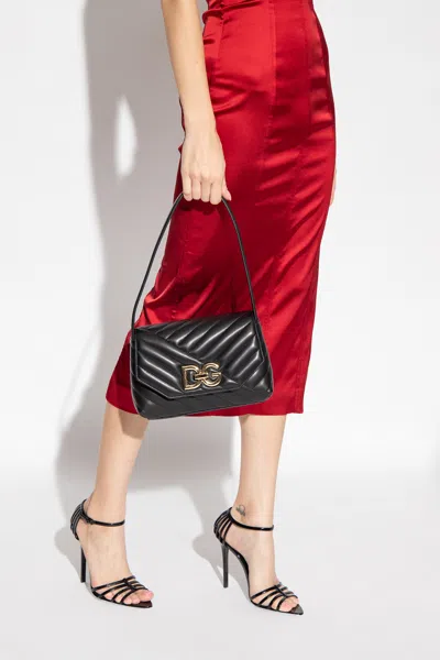 Dolce & Gabbana Lop Shoulder Bag In Black