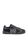 Dolce & Gabbana Logoed Sneakers In Black