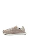 Dolce & Gabbana Leather And Fabric Low-top Sneakers