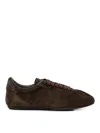 Dolce & Gabbana Low Split Sneaker In Brown