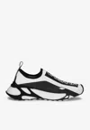 Dolce & Gabbana White Sorrento Slip-on Sneakers In Monochrome