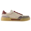 Dolce & Gabbana Sneakers Low Top - Dolce&gabbana - Cuir - Beige In Multi
