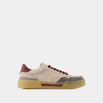 Dolce & Gabbana Low Top Sneaker In Neutrals