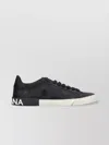 Dolce & Gabbana Low-top Sneakers Vintage Effect In Black