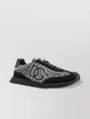 Dolce & Gabbana Low-top Wool Sneakers With Suede Inserts