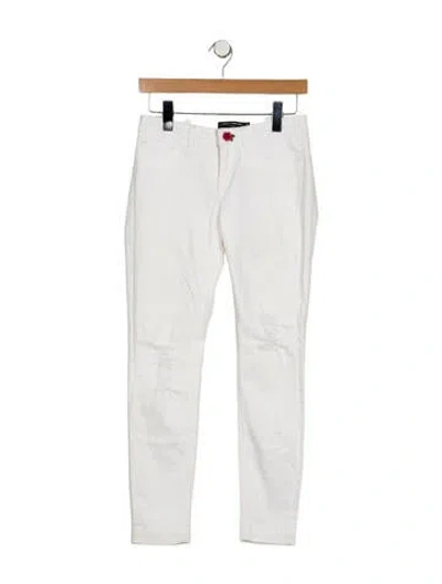 Pre-owned Dolce & Gabbana Low-rise Skinny Leg Jeans In Blue