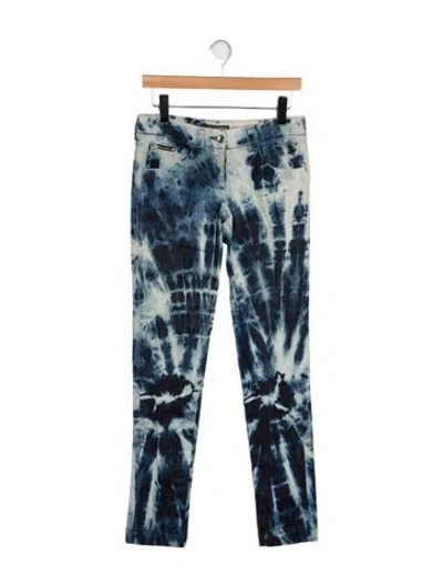 Pre-owned Dolce & Gabbana Low-rise Skinny Leg Jeans In Multi