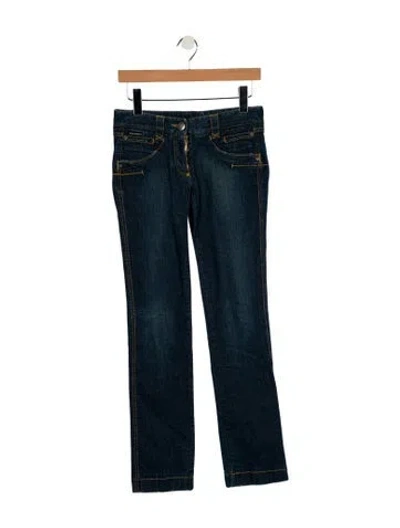 Pre-owned Dolce & Gabbana Low-rise Straight Leg Jeans