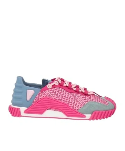 Dolce & Gabbana Low-top Sports Shoes In Animal Print