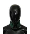 Dolce & Gabbana Green Fur Neck Collar Wrap Lambskin Scarf In Green