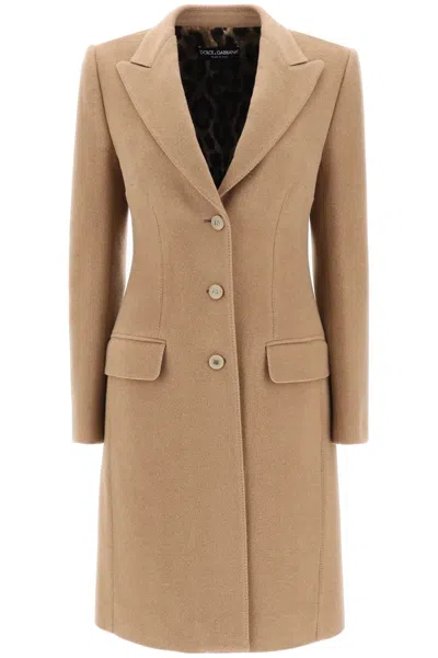 DOLCE & GABBANA LUXURIOUS WOOL COAT FOR WOMEN IN M0179 COLOR