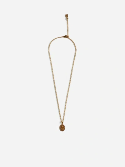 Dolce & Gabbana Madonna Pendant Necklace In Gold