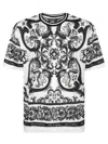 Dolce & Gabbana Maiolica T-shirt In Black