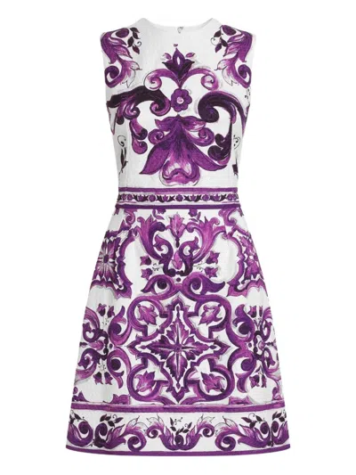 DOLCE & GABBANA MAIOLICA BROCADE DRESS