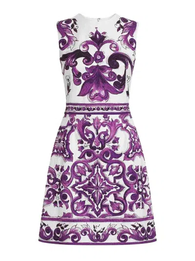 DOLCE & GABBANA MAIOLICA BROCADE DRESS