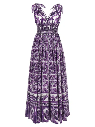 DOLCE & GABBANA DOLCE & GABBANA 'MAIOLICA' DRESS