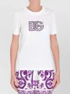 Dolce & Gabbana Jersey T-shirt With Lace Inlay
