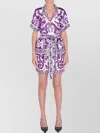 Dolce & Gabbana Majolica Print Silk Twill Shirt Women In Multi